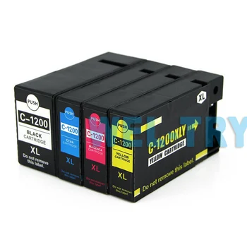 

PGI-1200 PGI1200 XL ink cartridge for Canon MAXIFY MB2020 MB2120 MB2320 MB2720 printer,full pigment ink with chips