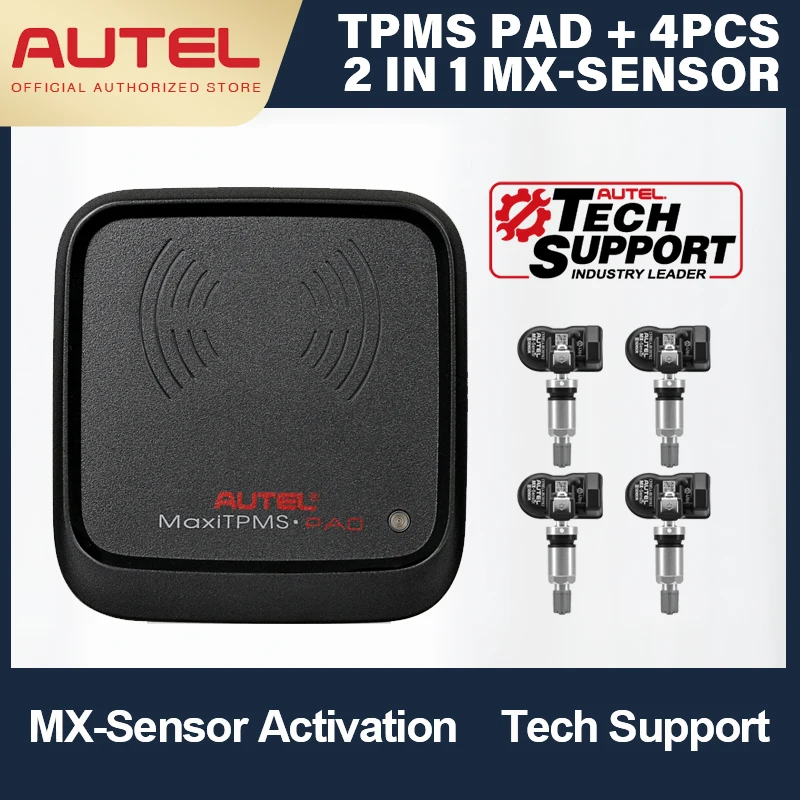 Датчик AUTEL mx сенсор TPMS 433 МГц 315 датчик давления в шинах Универсальный программист