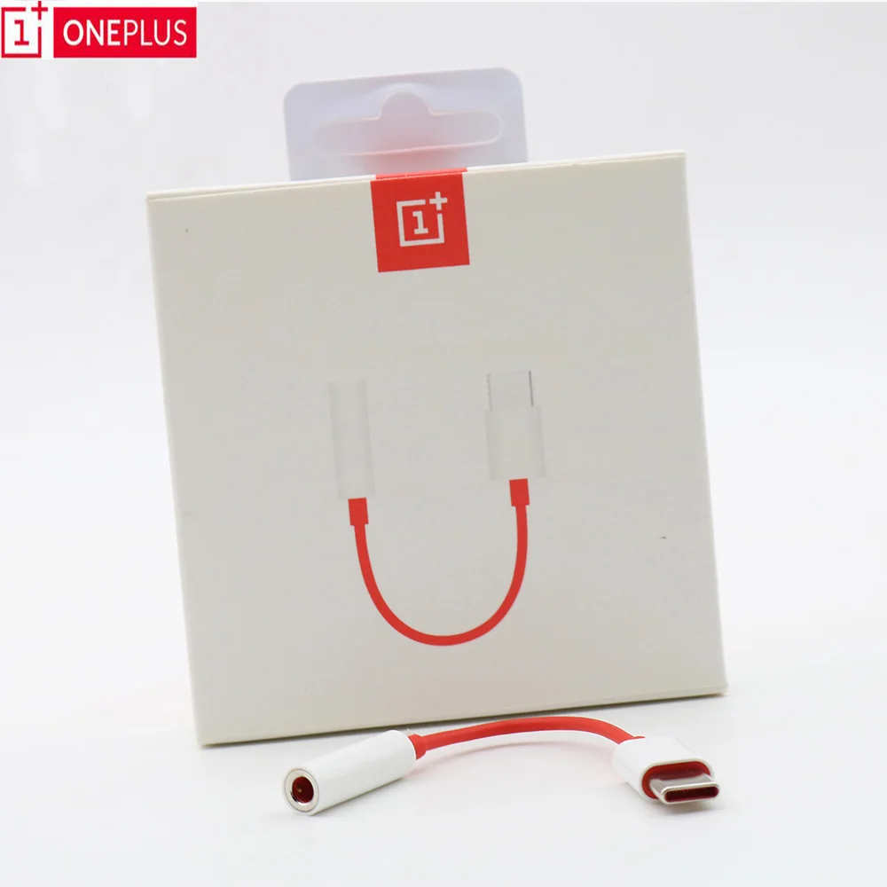 Оригинальный адаптер для наушников Oneplus кабель конвертер типа C 3 5 мм One plus 1 + 6T 7 7Pro
