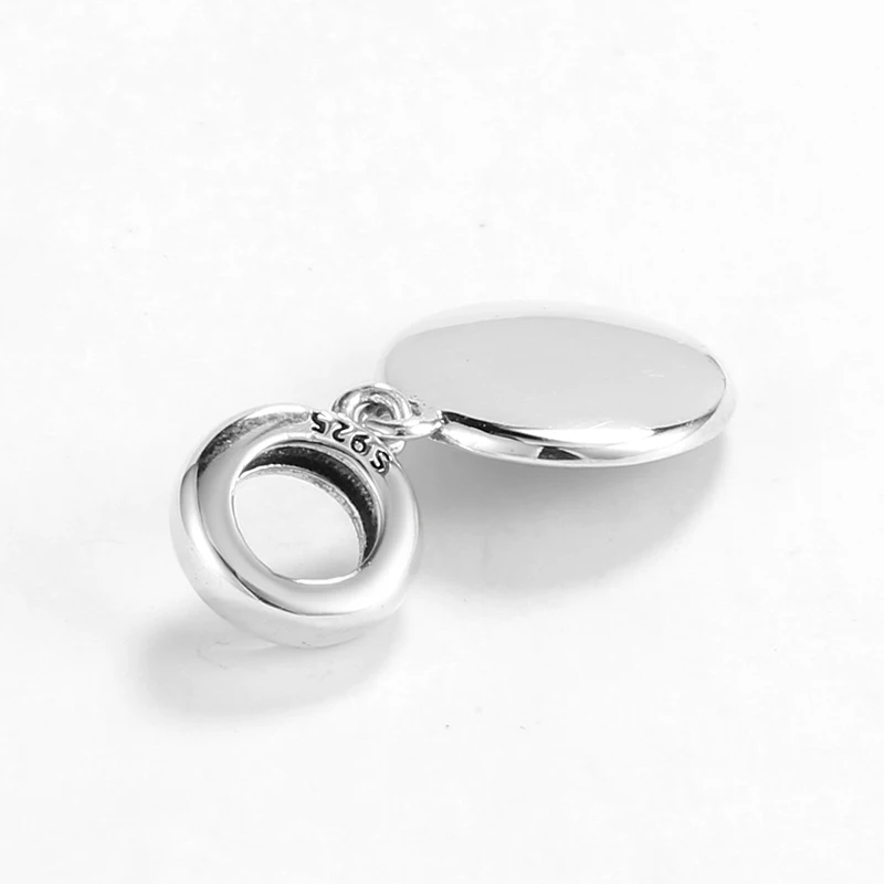 Hight Quality 925 Sterling Silver Flower Bead Round Fine Pendant Charm Women DIY Jewelry Fit Pandora Charm Bracelets& Bangles