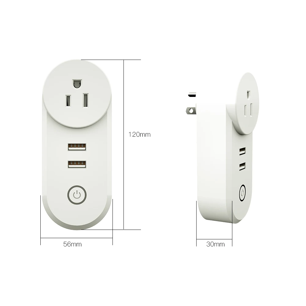 США ZigBee3.0 двойной USB беспроводной разъем SmartThings приложение дистанционное управление эхо плюс Голосовое управление работа с Alexa Google Home