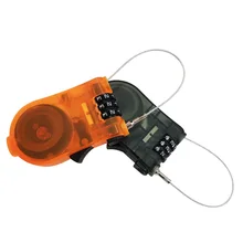 Tandt almofada de bicicleta senha bloqueio peças mini extensível fio anti roubo mtb código segurança bloqueio cabo combinação esqui