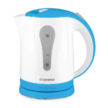 

Electric kettle StarWind skp1217, 2200 W, white and blue