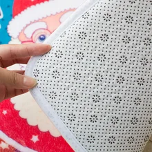 Фланелевый костюм в европейском и американском стиле, Рождество украшения коврик Кухня Ванная комната хорошо впитывают воду, анти-скольжения Мат Лидер продаж