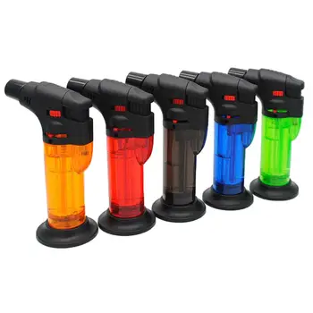 

Windproof Refillable Jet Torch Lighter Gas Flame Start Tool for Baking Barbecue Household Merchandises Smoking Accessories