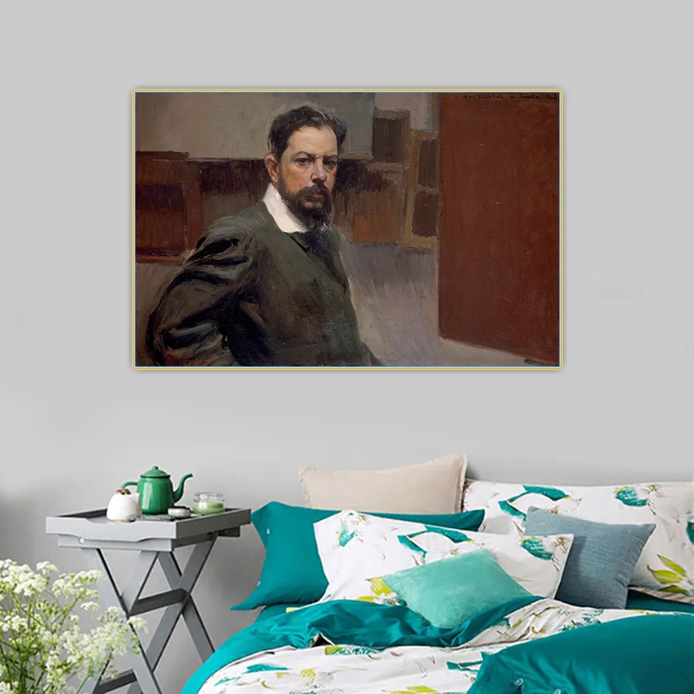Citon Joaquin Sorolla Self Автопортрет 1909 Canvas холст искусство Масляная живопись