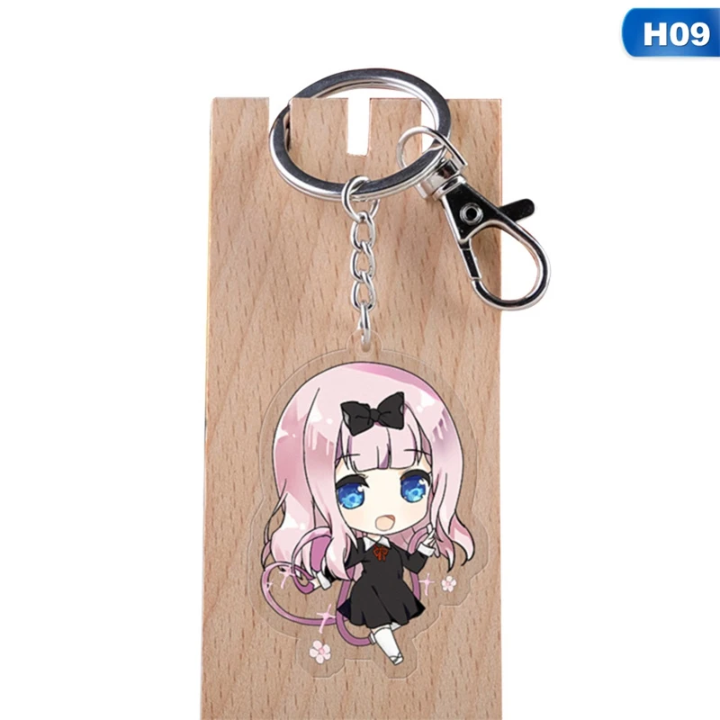 16 типов аниме Kaguya-sama: Love Is War брелок Fujiwara Chika Shinomiya Kaguya брелок с двойной подвеской