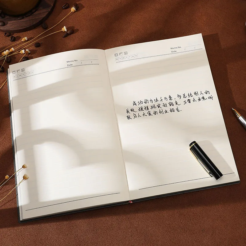 Office stationery future gift fashion PU holster notebook diary exercise book binding binding notepad gift stationery A5