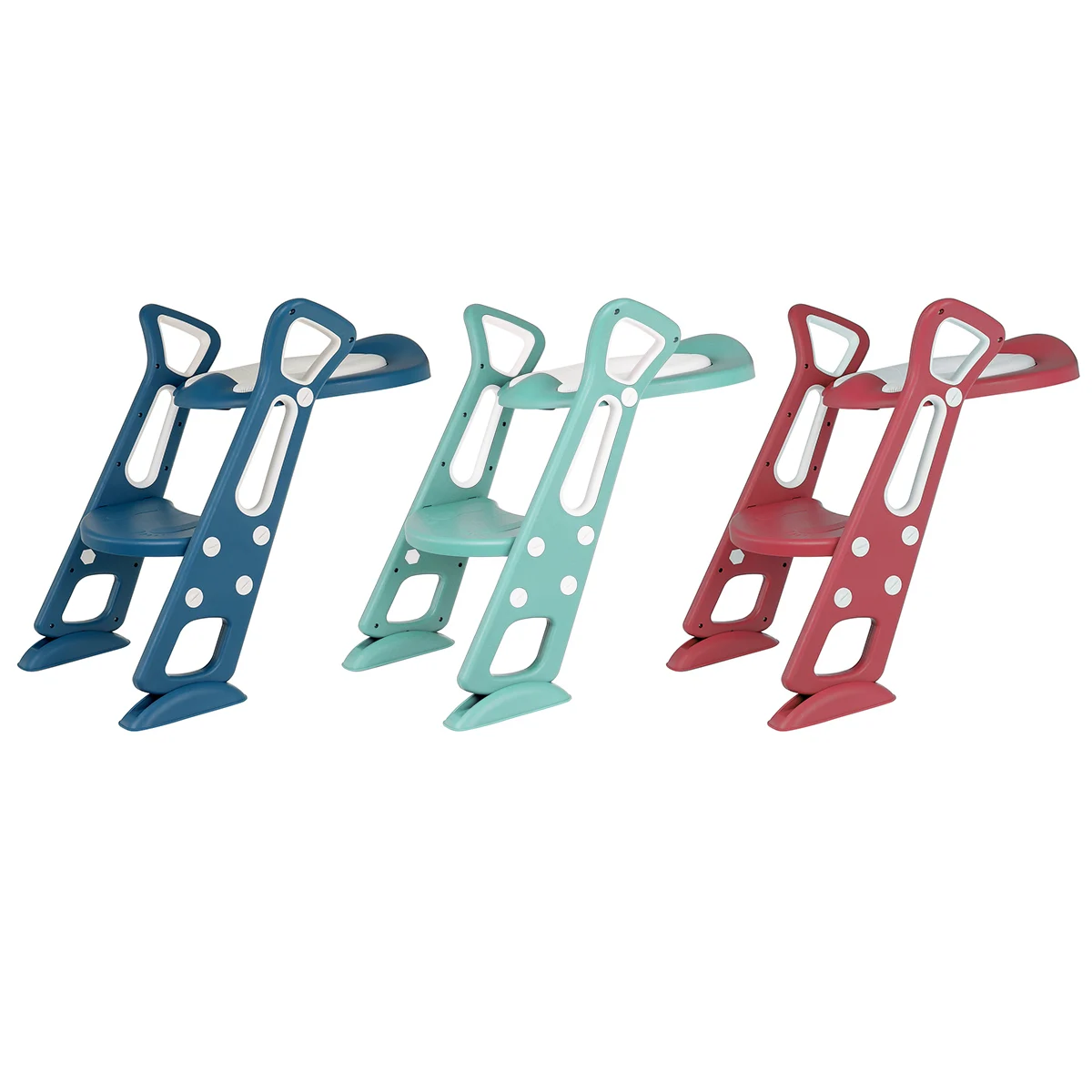 Precio Especial Orinal plegable para bebé, asiento de entrenamiento para el baño con escalera escalonada, taburete para niño pequeño, silla de inodoro de altura ajustable con escalera ZembQDNjn