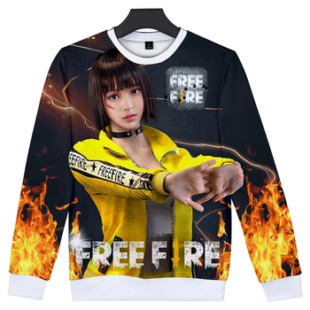 

Fashion Design Free Fire 3D Hoodies Men / women Sweatshirt Cosplay Funny Gamer Clothing Tracksuit Pullovers Slim woman Jackets