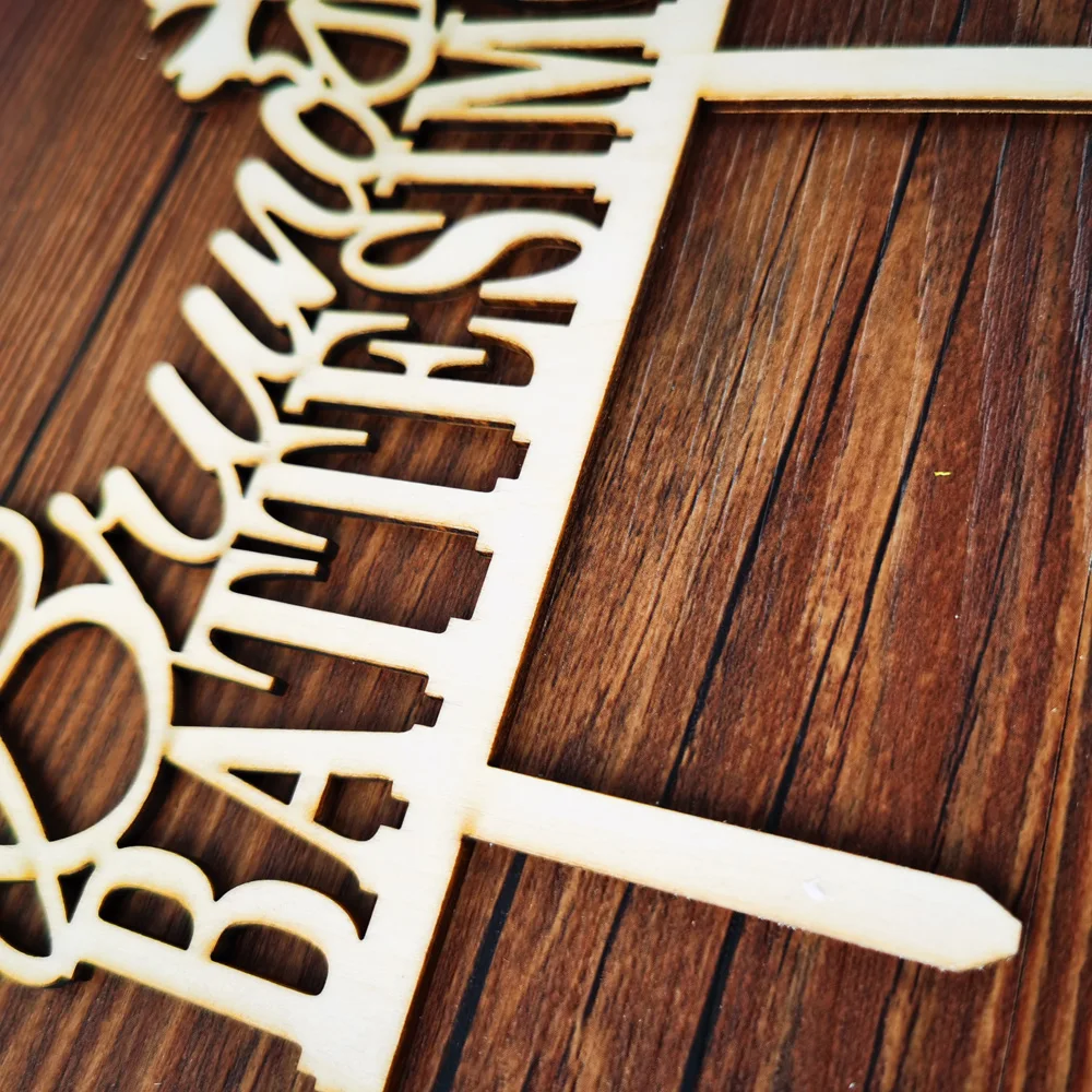 Personalized Cake Topper With Name, Cake Topper With Name Of Italy  Battesimo And Cross, Battesimo Gift, Baby Shower Cake Topper (4)