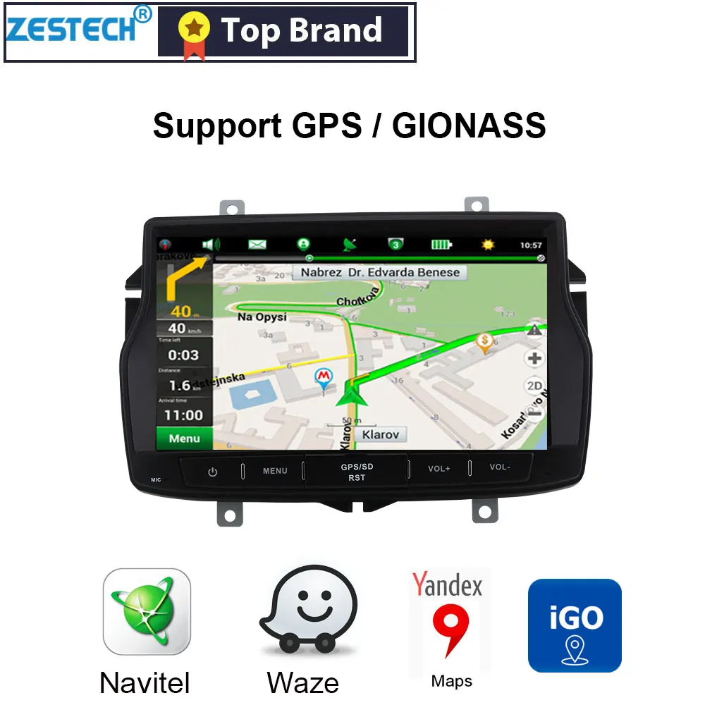 Zetech Android 9,0 ips " gps Радио автомобильный dvd-плеер для Лада Веста Автомобильная головная установка gps навигация DVD мультимедиа SWC DSP wifi