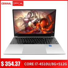 15,6 дюймовый ноутбук Intel Core 7Gen i7 8 Гб ОЗУ 512 ГБ SSD Windows 10 металлический ноутбук 2,4G/5G двухдиапазонный игровой ноутбук с Wi-Fi HDMI USB