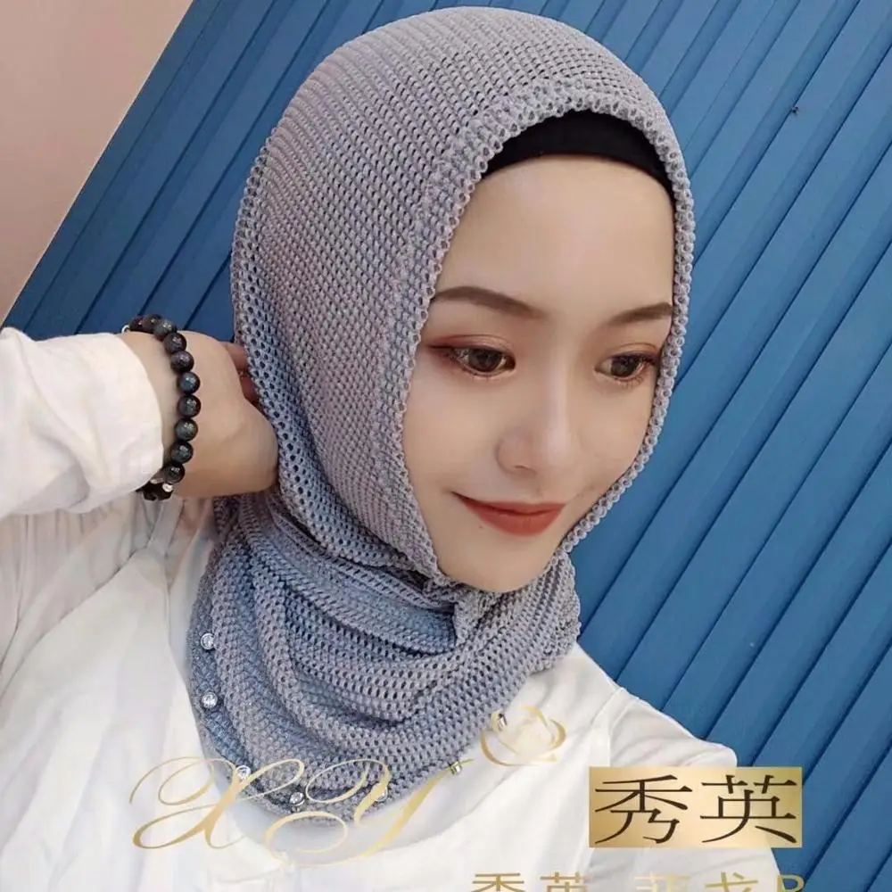 Мгновенный ready to wear мусульманский шарф для женщин плотная хиджабы - Цвет: G