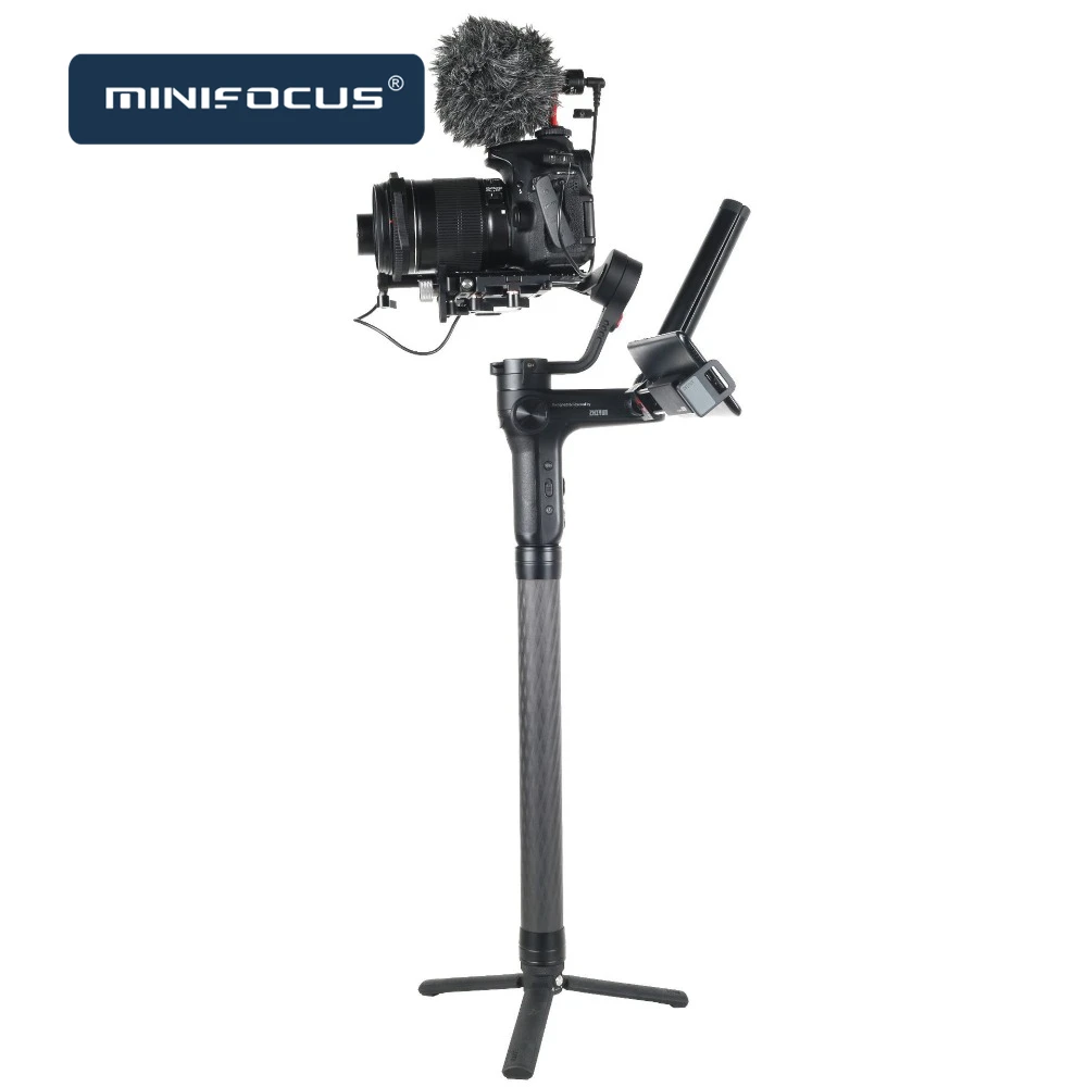 Carbon Fiber Gimbal Extension Pole Rod para Dji Ronin s sc Zhiyun Weebill Lab Moza Air Estabilizador Novo - Image 3