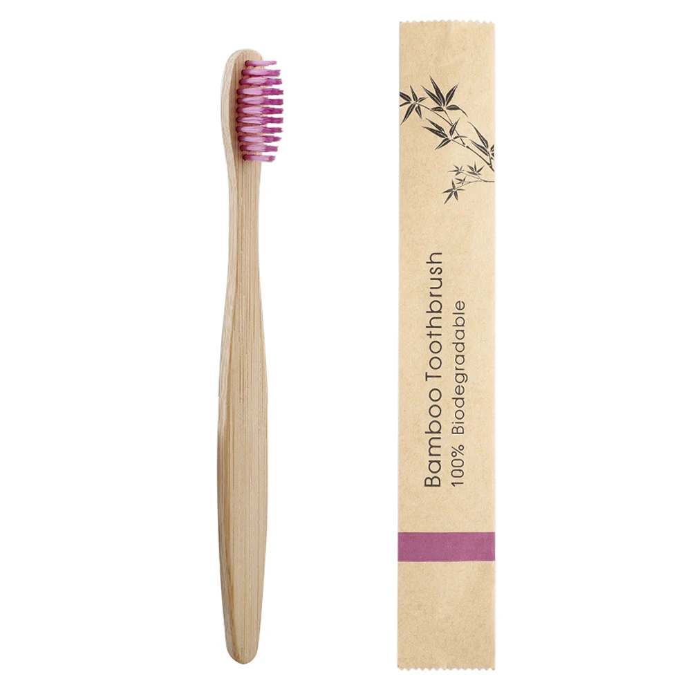 

Bamboo Toothbrush Soft Bristles Biodegradable Vegan eco-friendly Bamboo charcoal Toothbrushes Oral Care Tooth logo customize