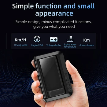 

Navigation Automatic Switch Universal Car Hud Water Temperature Head Up Display LED Screen Auto Accessories Speed Projector OBD2