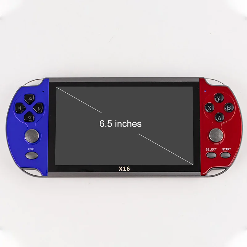 X16 6.5 Inch Game Console Handheld Portable 8GB Retro Classic Video Game Player For GBA Handheld Game Players Arcad Handheld