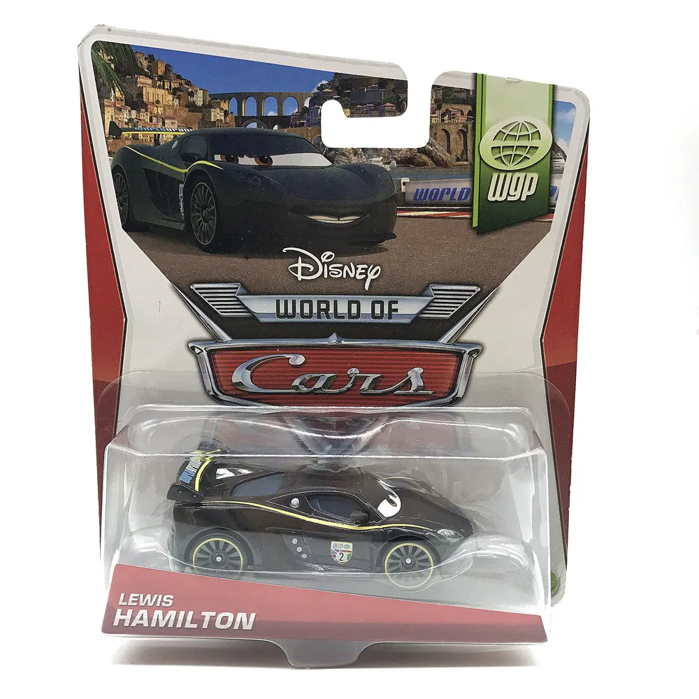 Оригинальная коробка disney машинок пиксара и мак Lightning McQueen MEMO Рохас JR.1: 55 литья под давлением металлический сплав игрушечный автомобиль модель день рождения детей, мальчика подарок - Цвет: Lewis Hamilton