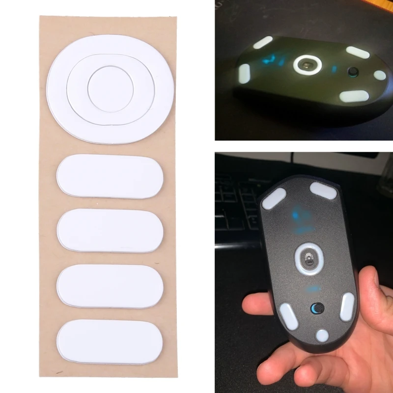 1 Set 0.6mm Thickness Replace White Curve Edge Mouse Feet Skates For logitech G304 G305 | Компьютеры и офис