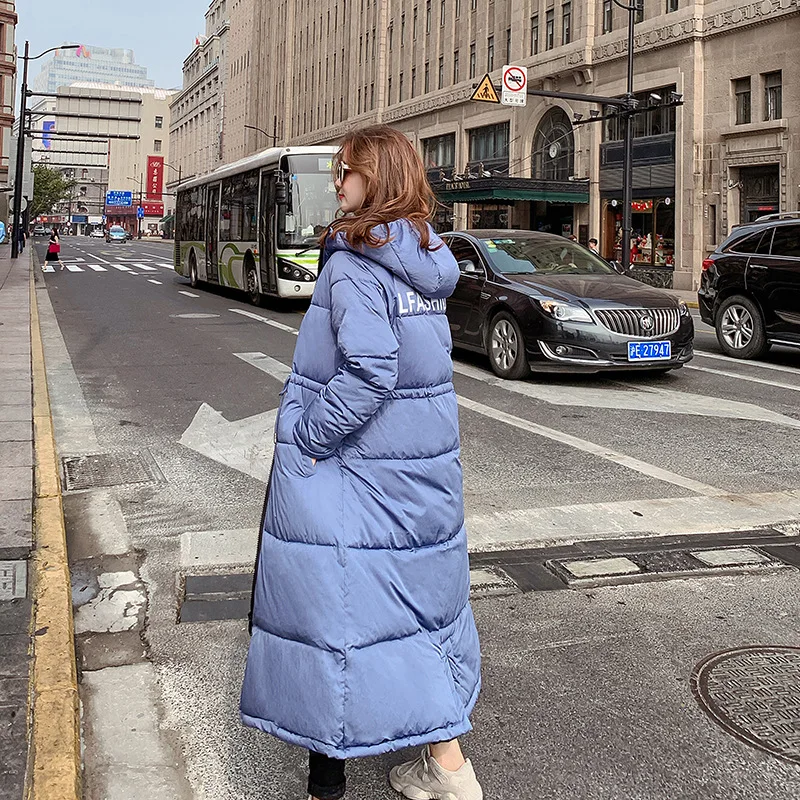 

Cotton-padded Clothes Women's 2019 Winter New Style Korean-style Loose-Fit Hooded down Jacket Cotton-padded Clothes Women's over