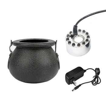 

Halloween Outdoor Lights, with Witch Cauldron and 12 Color Changing LED Light GXMA