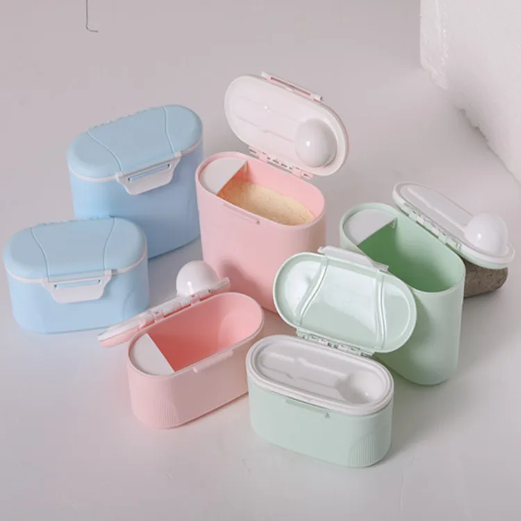 

Baby Storage Feeding Box Food PP Box Formula Milk Storage Infants Portable Milk Powder Formula Dispenser Food Container for Kids