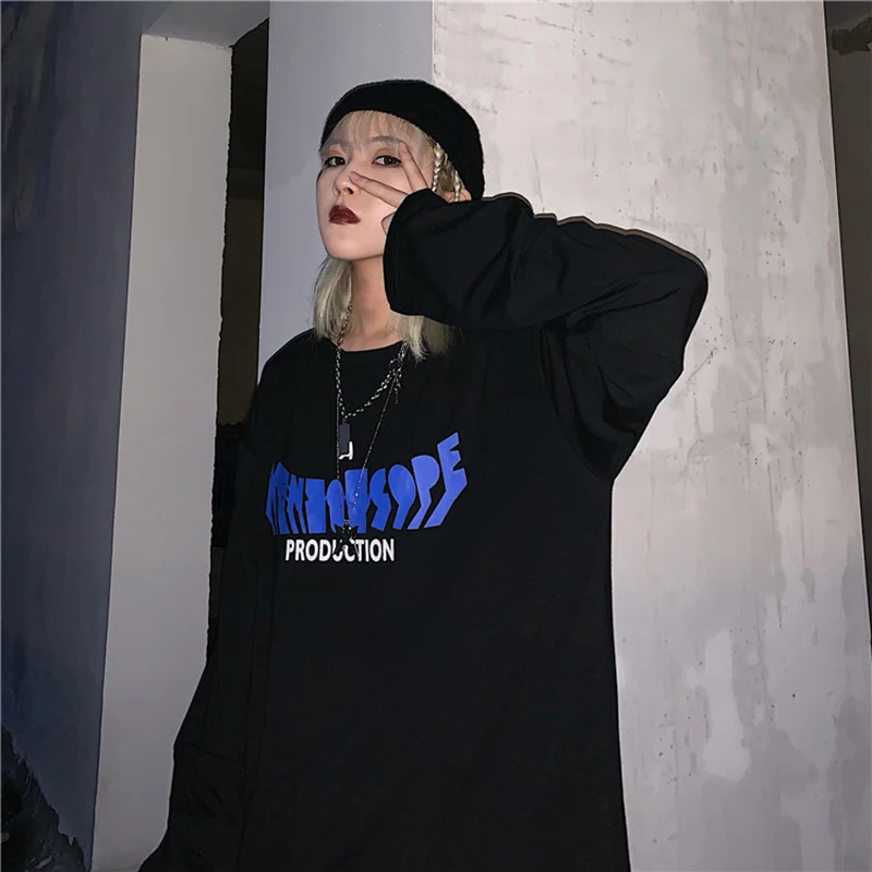 Solid All-match long sleeve t shirt men Letter printing Loose Fitness Shorts camiseta hombre hip hop camiseta hombre divertida Solid All-match long sleeve t shirt men Letter printing Loose Fitness Shorts camiseta hombre hip hop camiseta hombre divertida