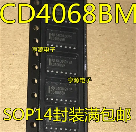 5cps CD4068BM CD4068 лапками углублением SOP-14