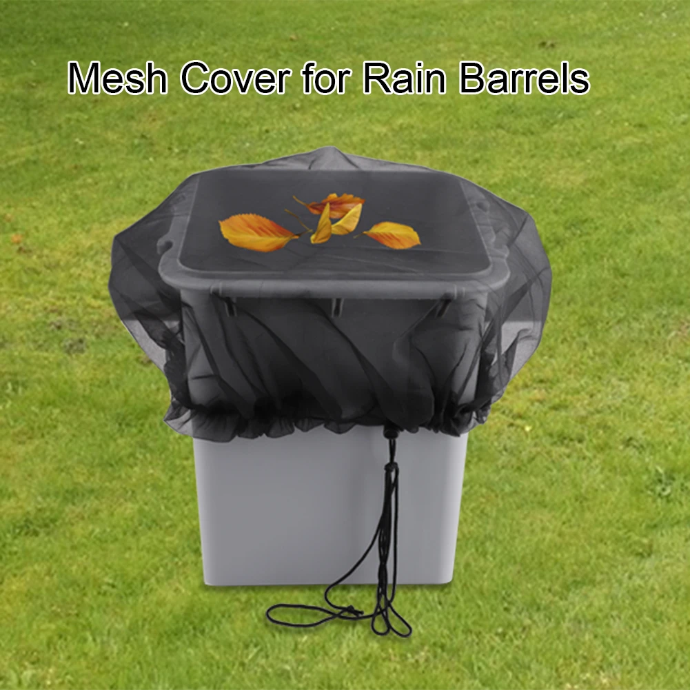 Mesh Cover Netting for Outdoor Garden Rain Barrels Water Collection