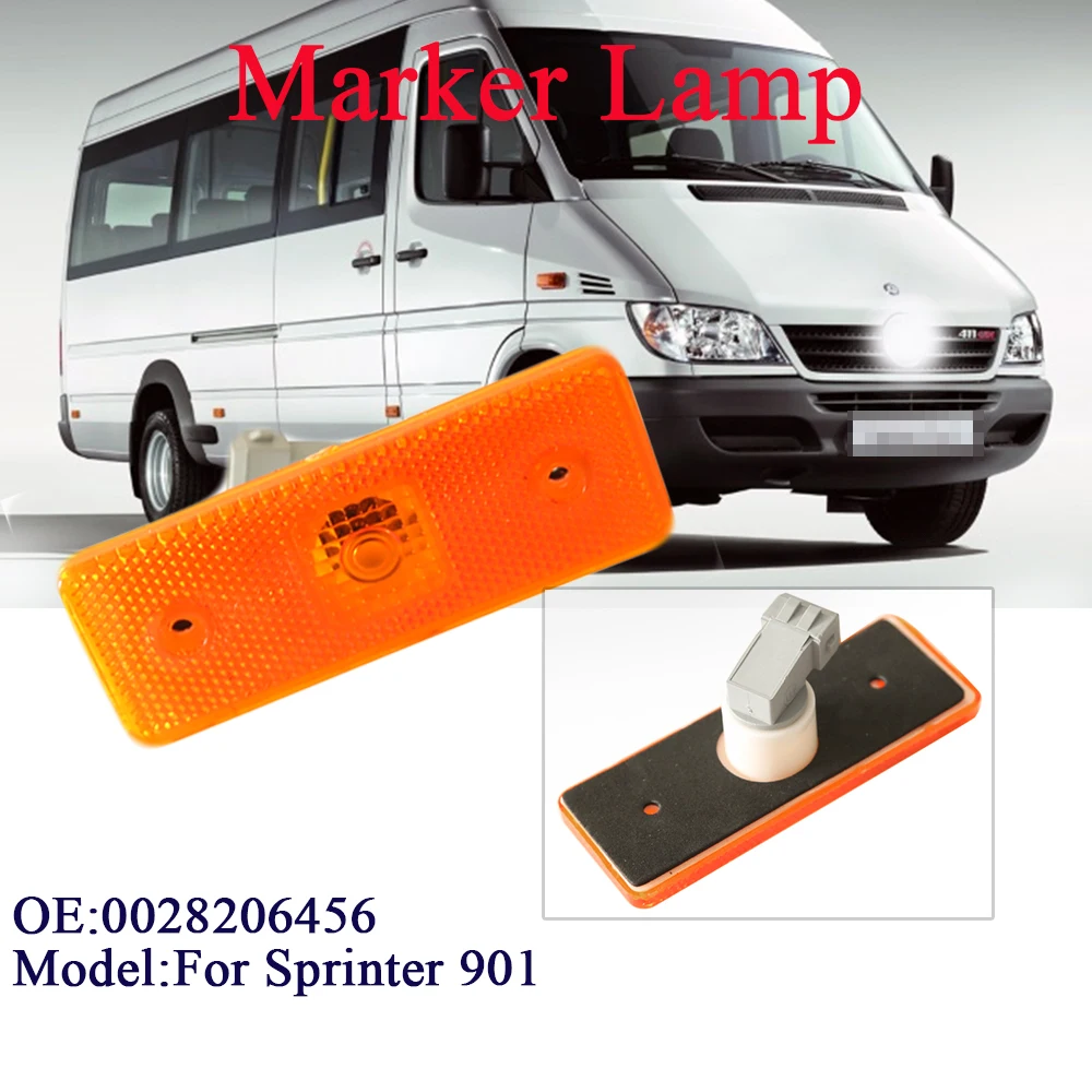 Marker Lamp Yellow 0028206456 For Mercedes Sprinter 19952006 Signal