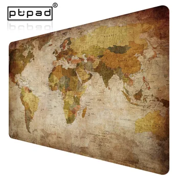 

Oversize gaming mouse pad world of map laptop table keyboard non-slip mousepad extend computer maus pad pc mouse mat for player