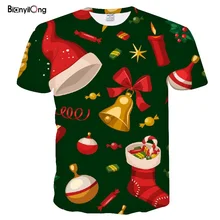 new t shirt men Fashion Christmas T-shirts Men Funny Santa Printed Tshirts Casual 3d T shirt Snowman Party Tshirt tops tees