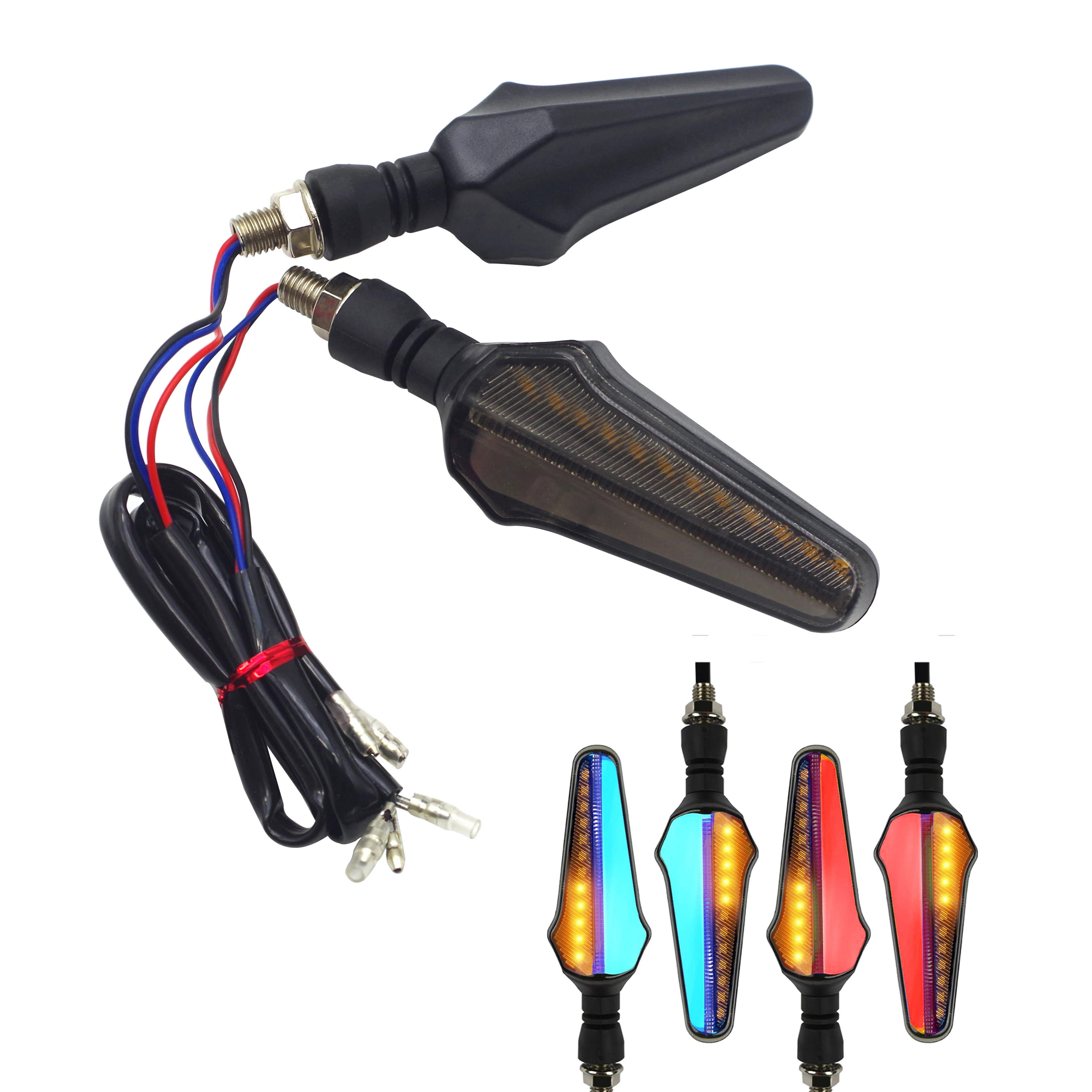 

Universal Motorcycle Turn Signal Lights led Blinker Bulb Amber Flasher Light FOR cbr 954 k1200s ducati monster 796 gsxr1000
