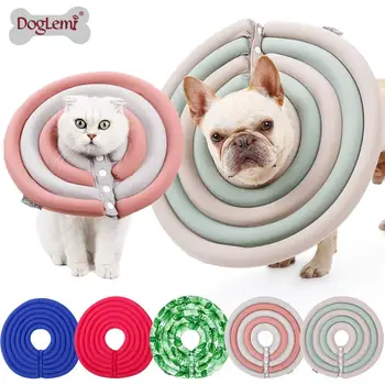 

DogLemi Pet Dog Cat Protective Recovery E-Collar Pet Charming Collar 2 Colors Available