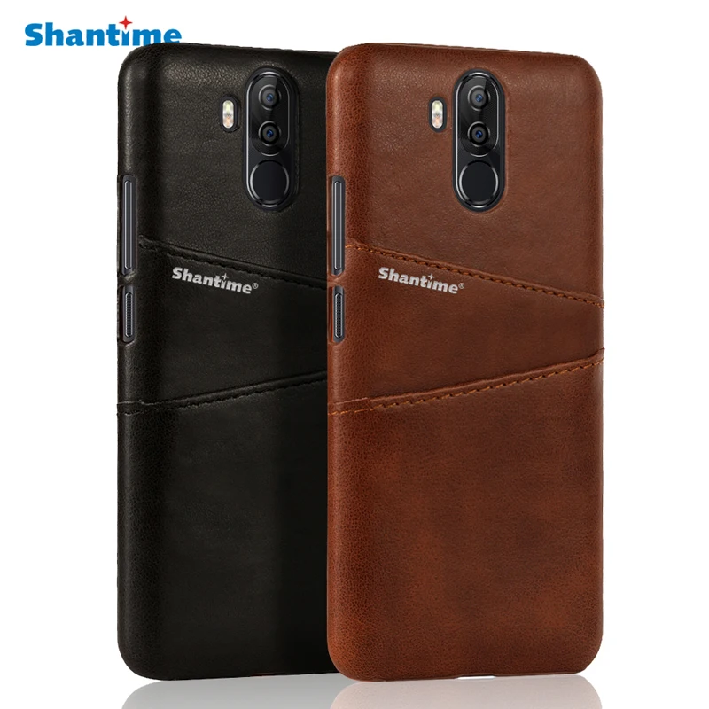 Винтажный кожаный чехол бумажник с отделениями для карт Ulefone Power 3 3S накладка Vernee