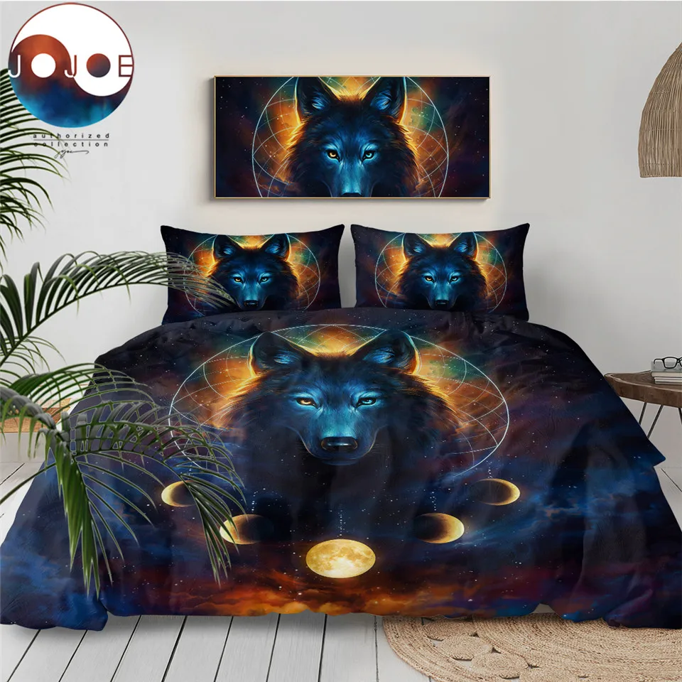 Ловец снов от JoJoesArt комплект постельного белья Queen Moon Eclipse пододеяльник простыня с