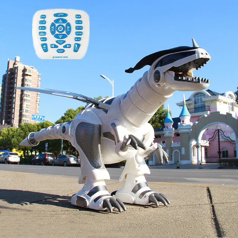 66CM Large Smart Robot Toy RC Dinosaur Touch Sensing Smart Conversation English Popular Science Teaching Educational Robotics