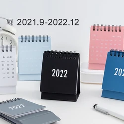 Tableau de calendrier 2022 pour bureau, série Simple noir blanc gris, calendrier de bureau à double calendrier quotidien, fournitures de bureau 
