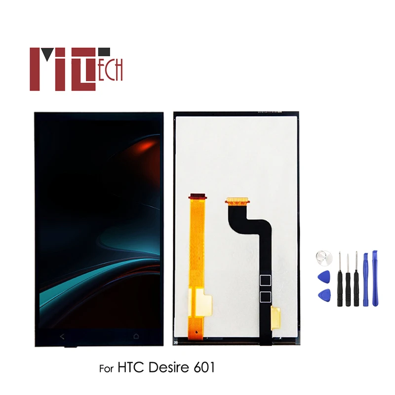 

LCD Display For HTC Desire 601 Touch Screen Digitizer Sensor Glass No Frame Monitor Panel Module Assembly Black