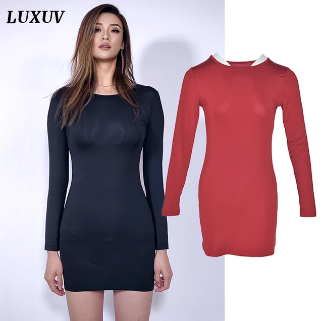 Introducing the LUXUV Women s Clothing Tunic Traf Sundress Evening Mini Dress Shirt Ceremony Boho Stin Suit Bodycon Bridesmaid Formal Slim Sexy