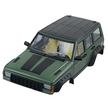 

Painted Hard Plastic 313mm Wheelbase Body Car Shell for 1/10 RC Crawler Axial SCX10 and SCX10 II 90046 90047,Green