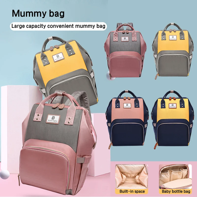 

New Mummy Maternity Nappy Bag Large Capacity Baby Bag Multifunctional Backpack For Mom Out Maternity Bag Backpack