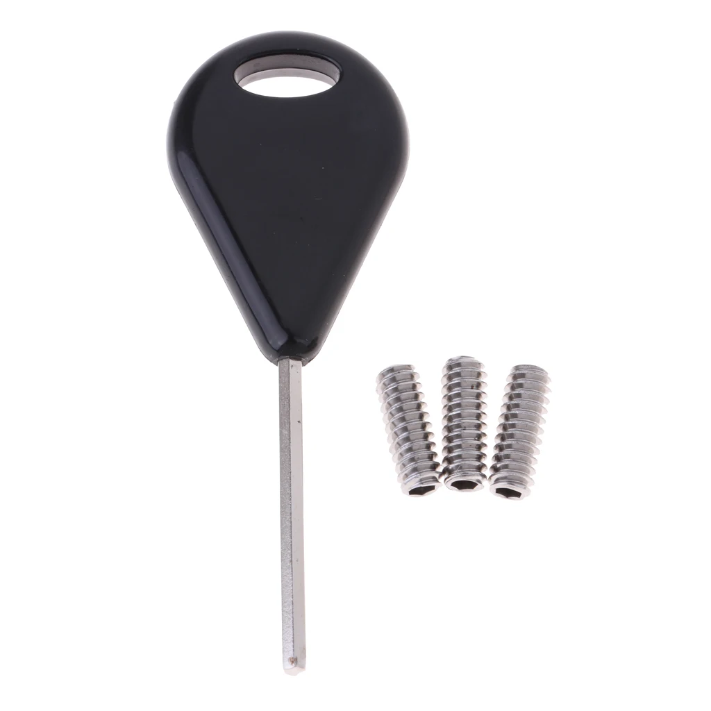 Surf Fin Key & Fin Screw for Future 1 Key with 3 Screws Plate Longboard Surfboard SUP Paddleboarding