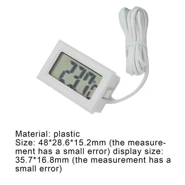 2 Színű Digitális Érzékelő Pontos Lcd Kijelző Távoli Higrométer Méhkas Hőmérő Az Otthoni Kerti Ellátáshoz - Image 6