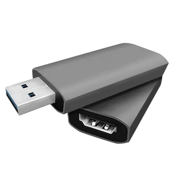 

Mini HDMI Capture Card Game Live Streaming USB 2.0 Portable 4K Video Recorder for Household Computer Safety Parts