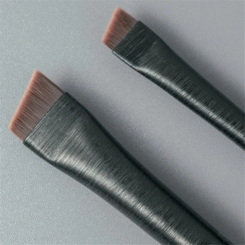 Super Thin Eyebrow Brush Eyeliner Brush Synthetic Hair Angled Sharp