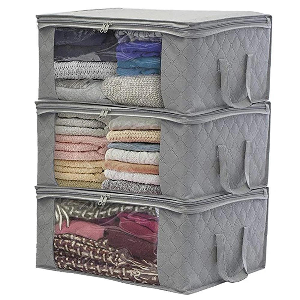 3 шт. складной органайзер для одежды из нетканого материала|Коробки и ящики