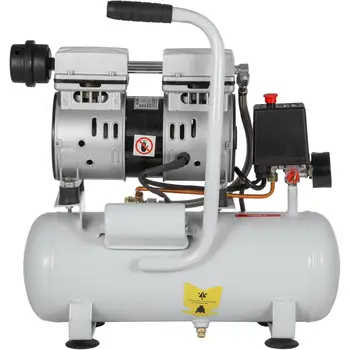 

Whisper Compressor Oil Free Air Compressor 9L Heat Dissipation Manometer Silent