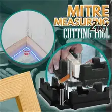 

2-in-1 Mitre Measuring Cutting Tool Corner Clamp Wood Angle Clamps Holder and Cutting 85 To 180 Degree Angle Clamp